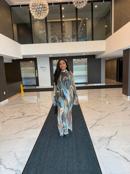 Marble Muse Mesh Dress