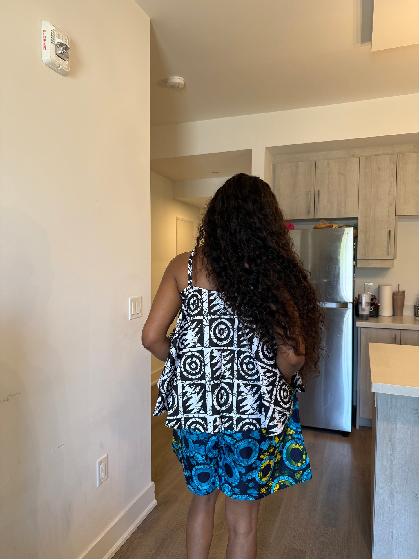 Tribal Pop Set (Blue shorts)