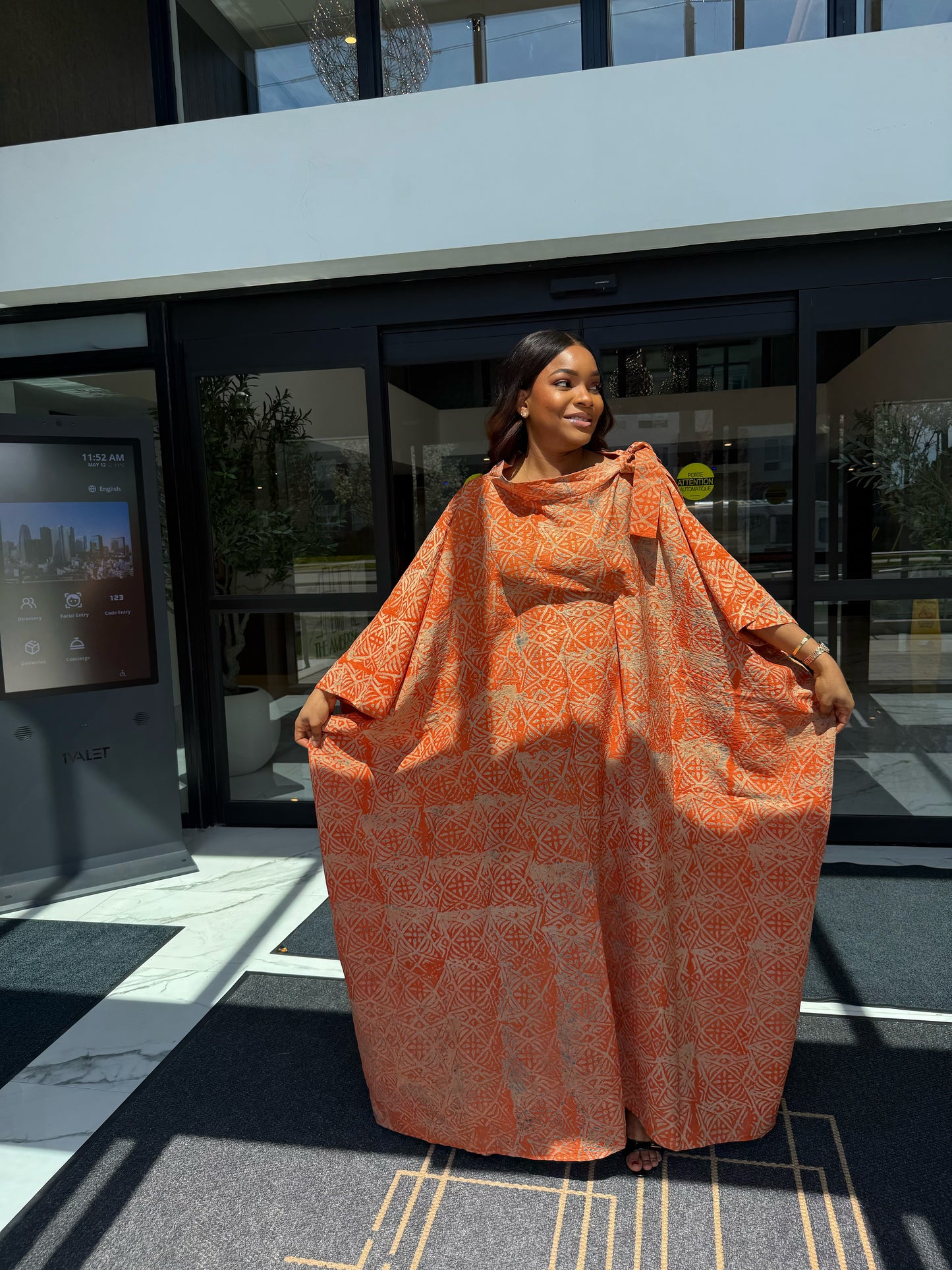 Sunset Adire Kaftan