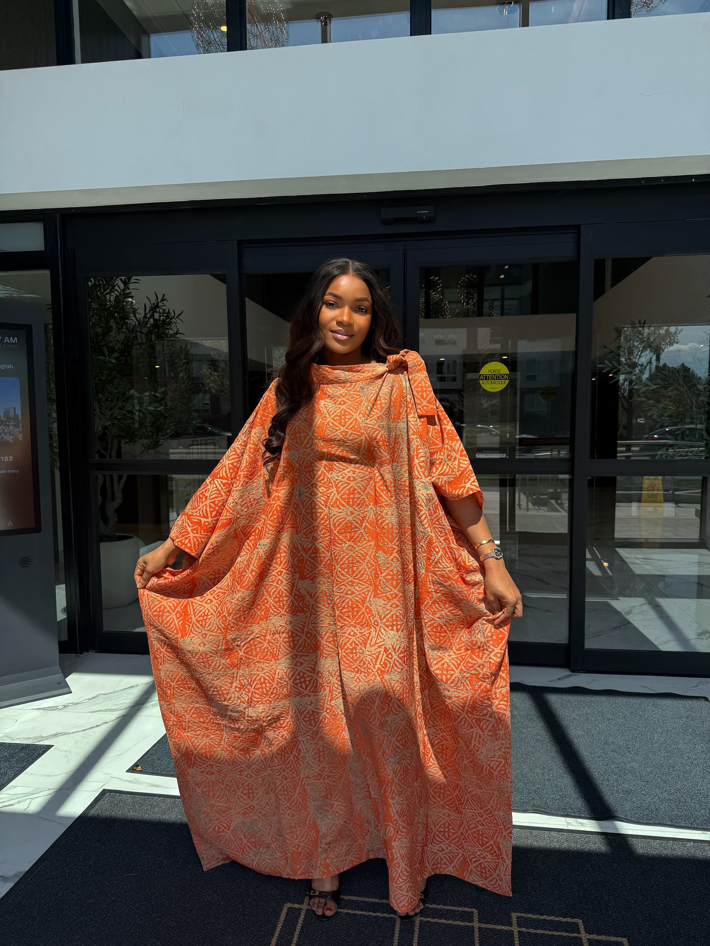 Sunset Adire Kaftan