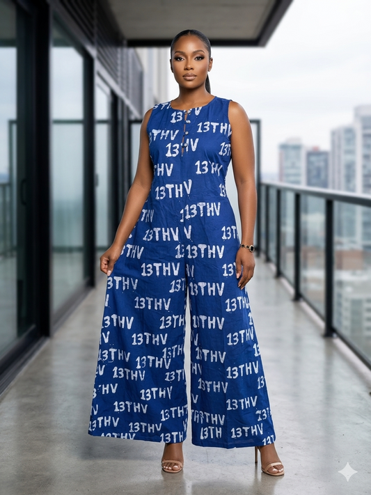 Bold Indigo Jumpsuit (blue)
